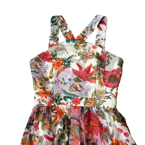 NEW Lulus Cream Floral Maxi Dress - Picture 4 of 8